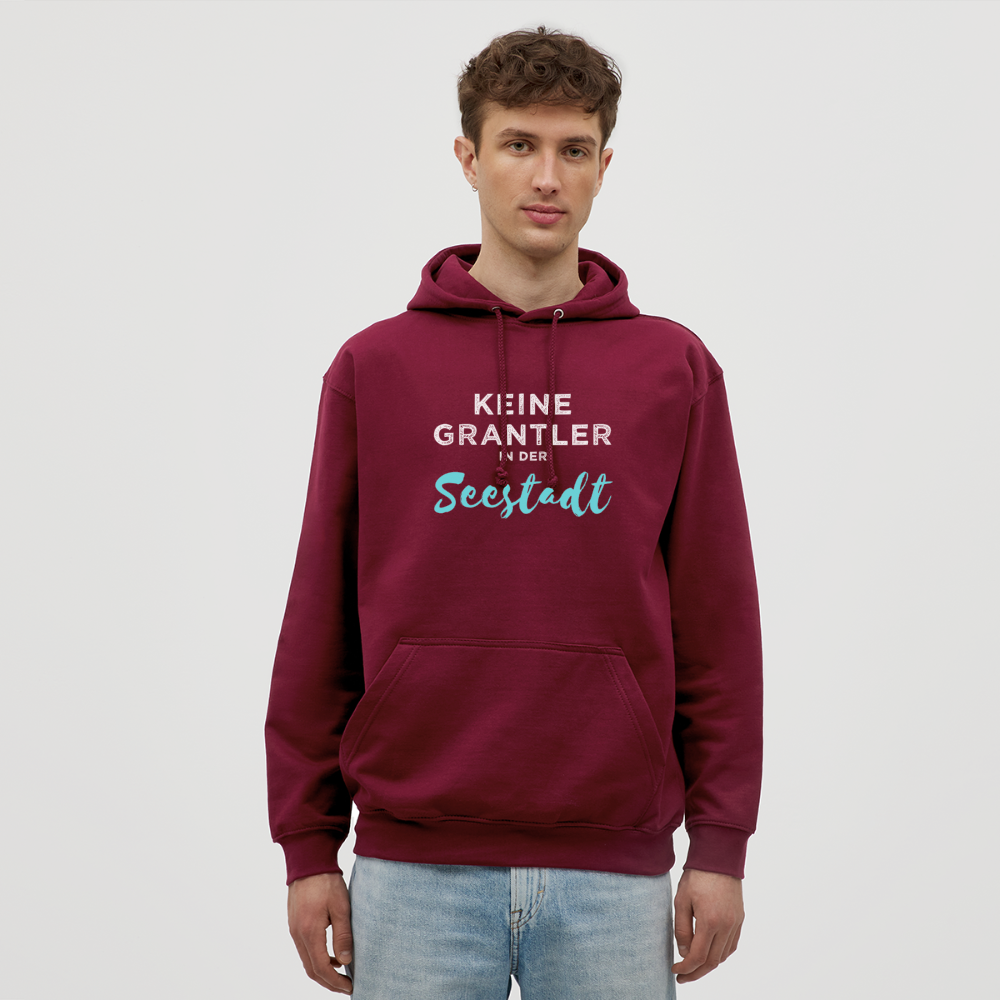 Keine Grantler in der Wiener Seestadt, Hoodie - Bordeaux