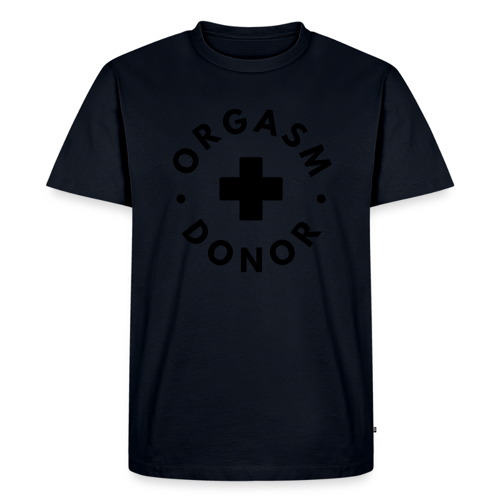 ORGASM DONOR - Men/ Männer Premium T-Shirt - Navy