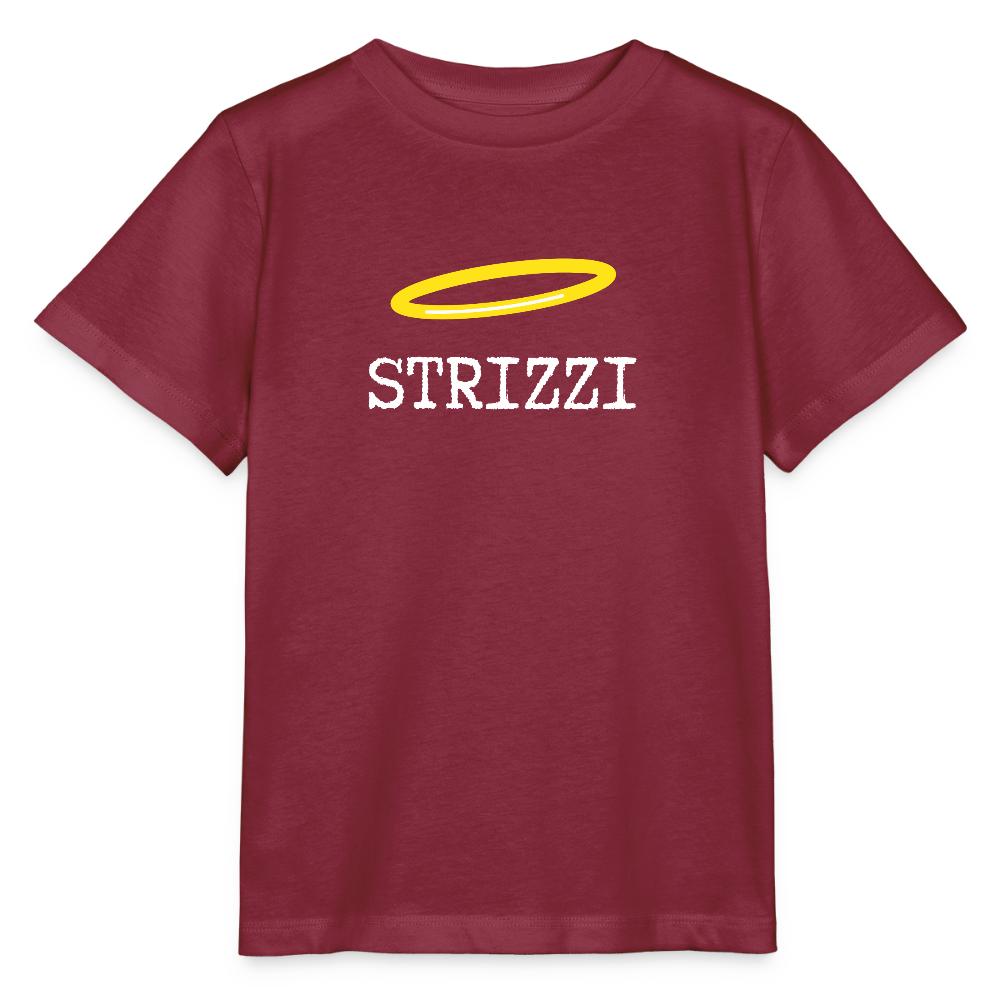 Strizzi, Stanley/ Stella Kinder (2 - 8 Jahre) Premium Bio-T-Shirt - Burgunderrot