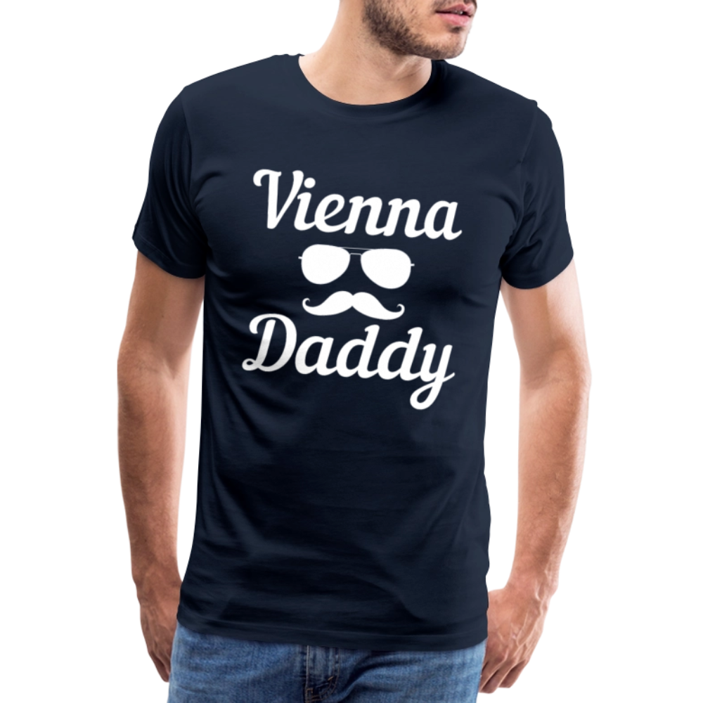 Hot Vienna Daddy - Men/ Männer Premium T-Shirt - Navy