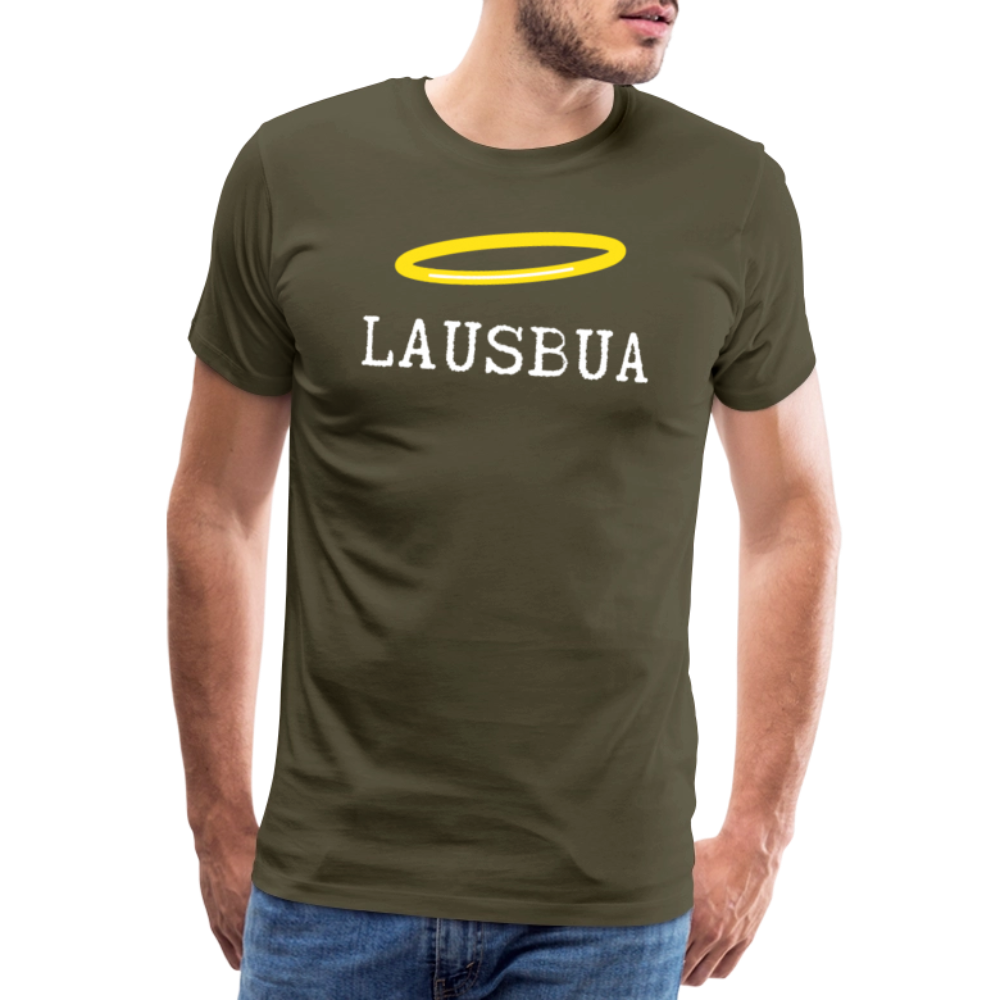 Lausbua, bayerischer und österreichischer Lausbub, Männer Premium -T-Shirt - Khaki