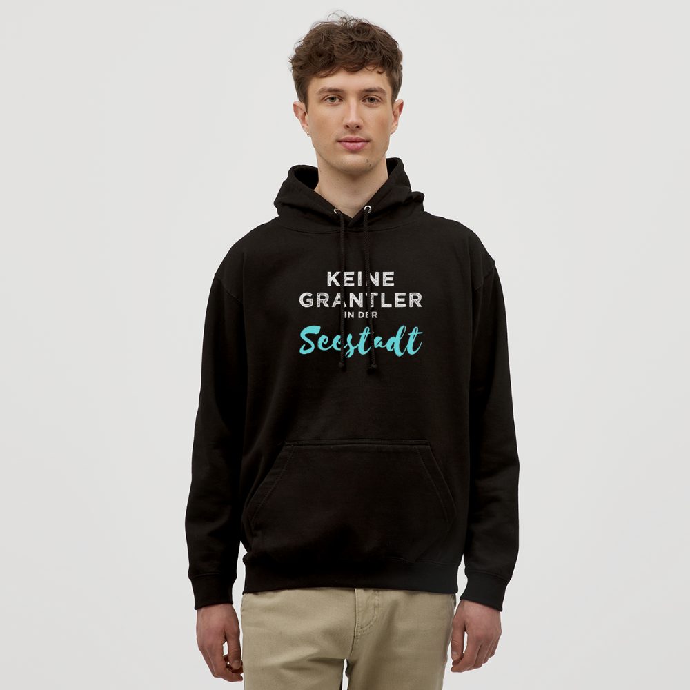 Keine Grantler in der Wiener Seestadt, Hoodie - Schwarz