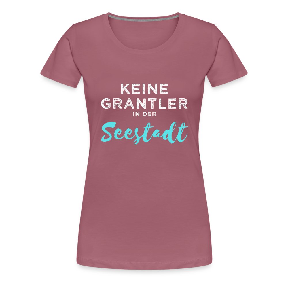 Keine Grantler in der Wiener Seestadt, Frauen Premium T-Shirt - Malve