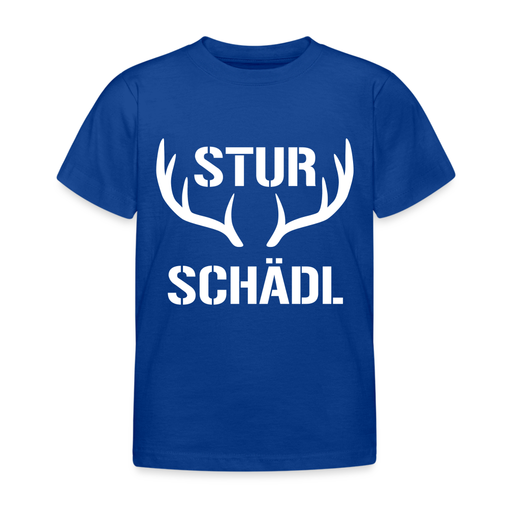 Sturschädl, Kinder (2 - 8 Jahre) T-Shirt - Royalblau