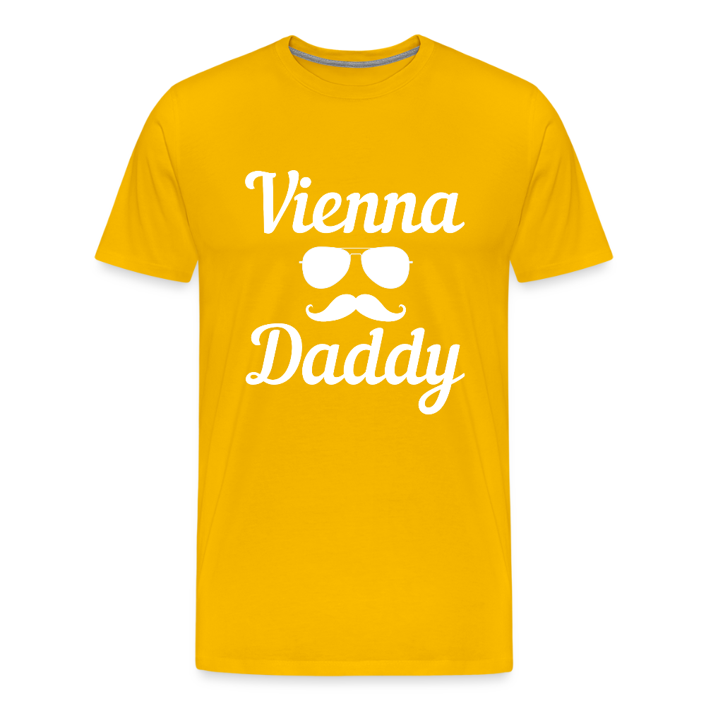 Hot Vienna Daddy - Men/ Männer Premium T-Shirt - Sonnengelb