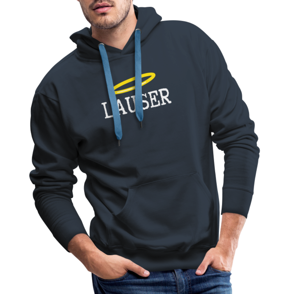 Lauser, österreichischer Lausbub - Männer Premium Hoodie/ Kapuzenpullover - Navy