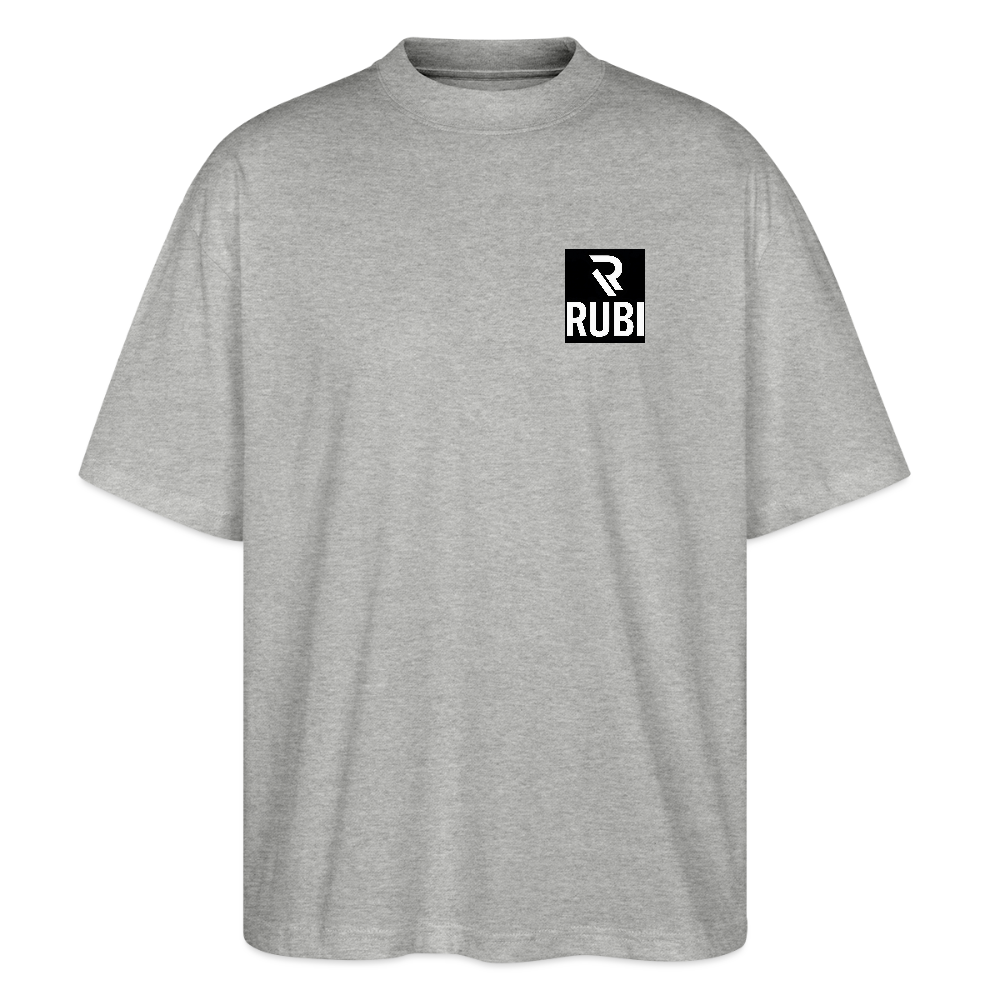 RUBI - Stanley/Stella Oversized Unisex Bio T-Shirt Blaster - Grau meliert