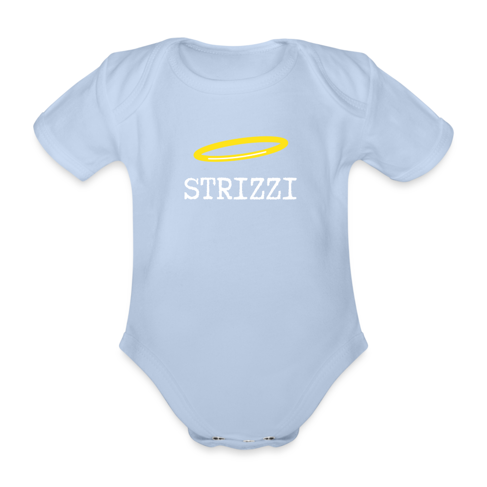 STRIZZI, Baby Bio-Kurzarm-Body - Sky