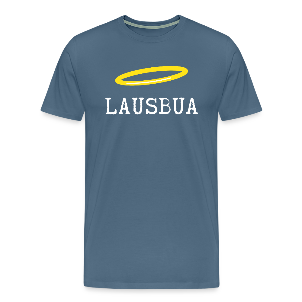 Lausbua, bayerischer und österreichischer Lausbub, Männer Premium -T-Shirt - Blaugrau