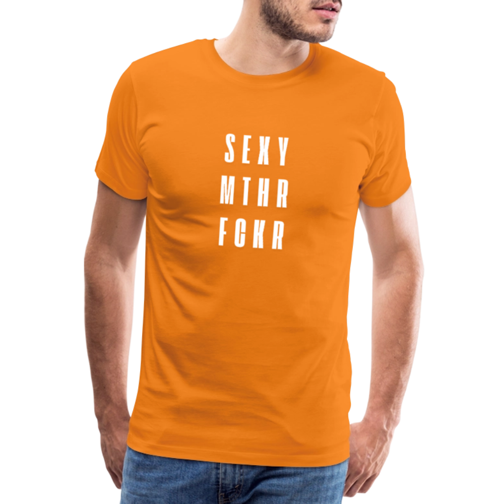SEXY MTHR FCKR, Männer Premium T-Shirt - Orange