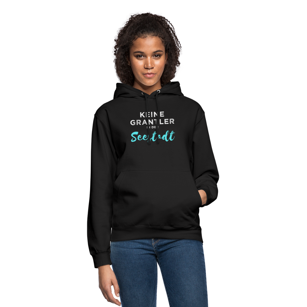 Keine Grantler in der Wiener Seestadt, Hoodie - Schwarz