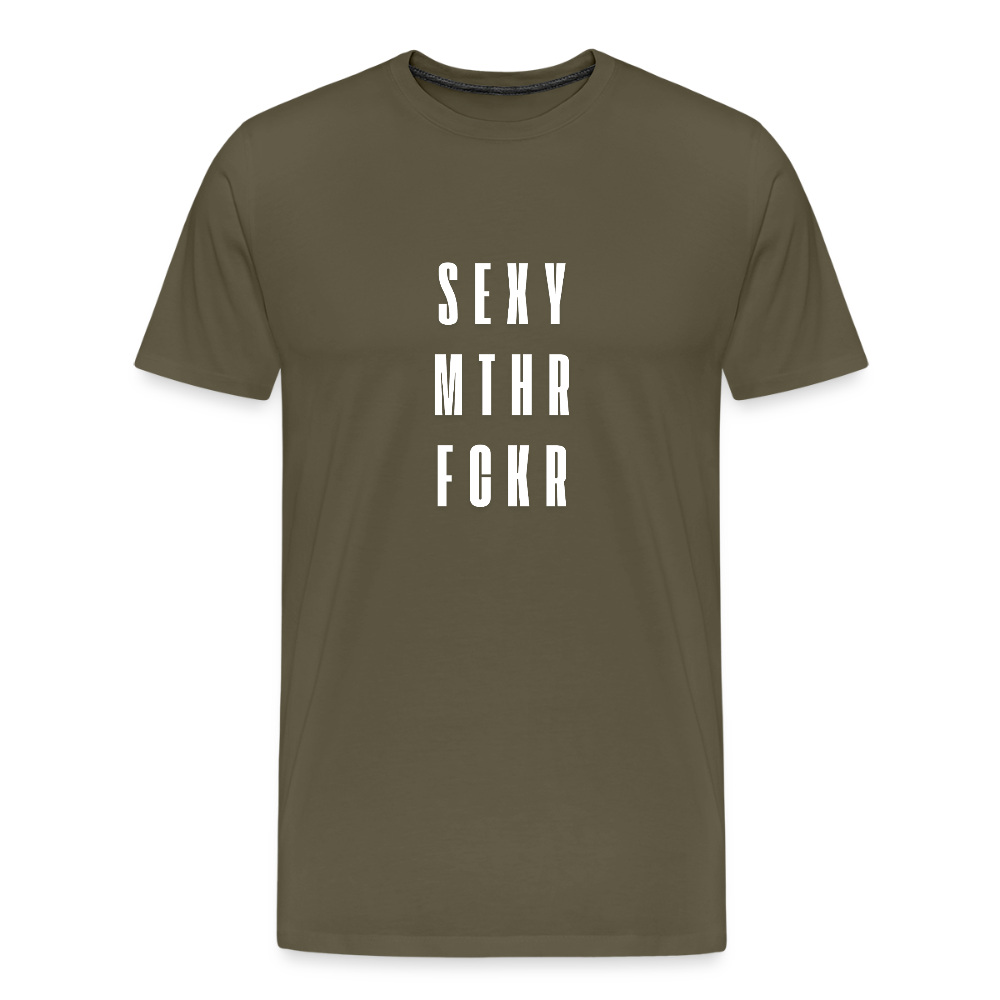 SEXY MTHR FCKR, Männer Premium T-Shirt - Khaki