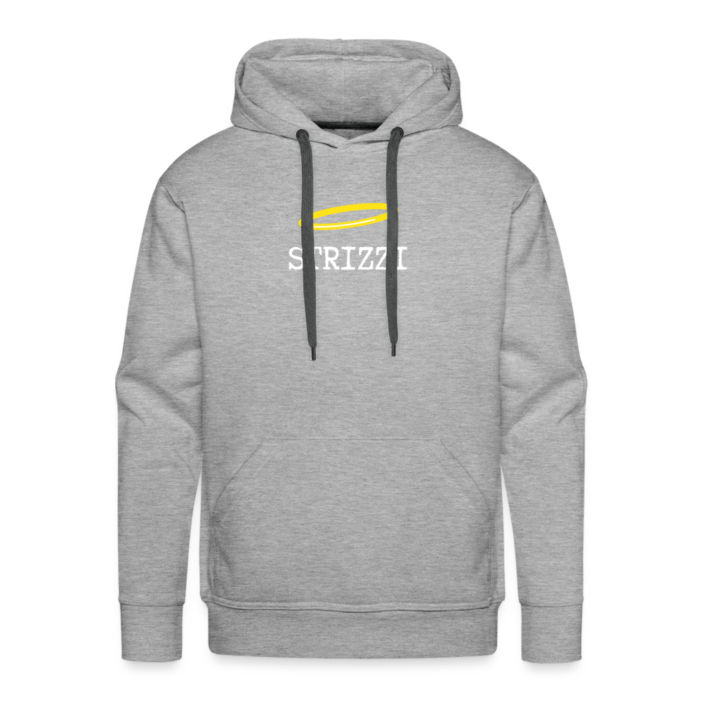 Strizzi, Männer Premium Hoodie - Grau meliert