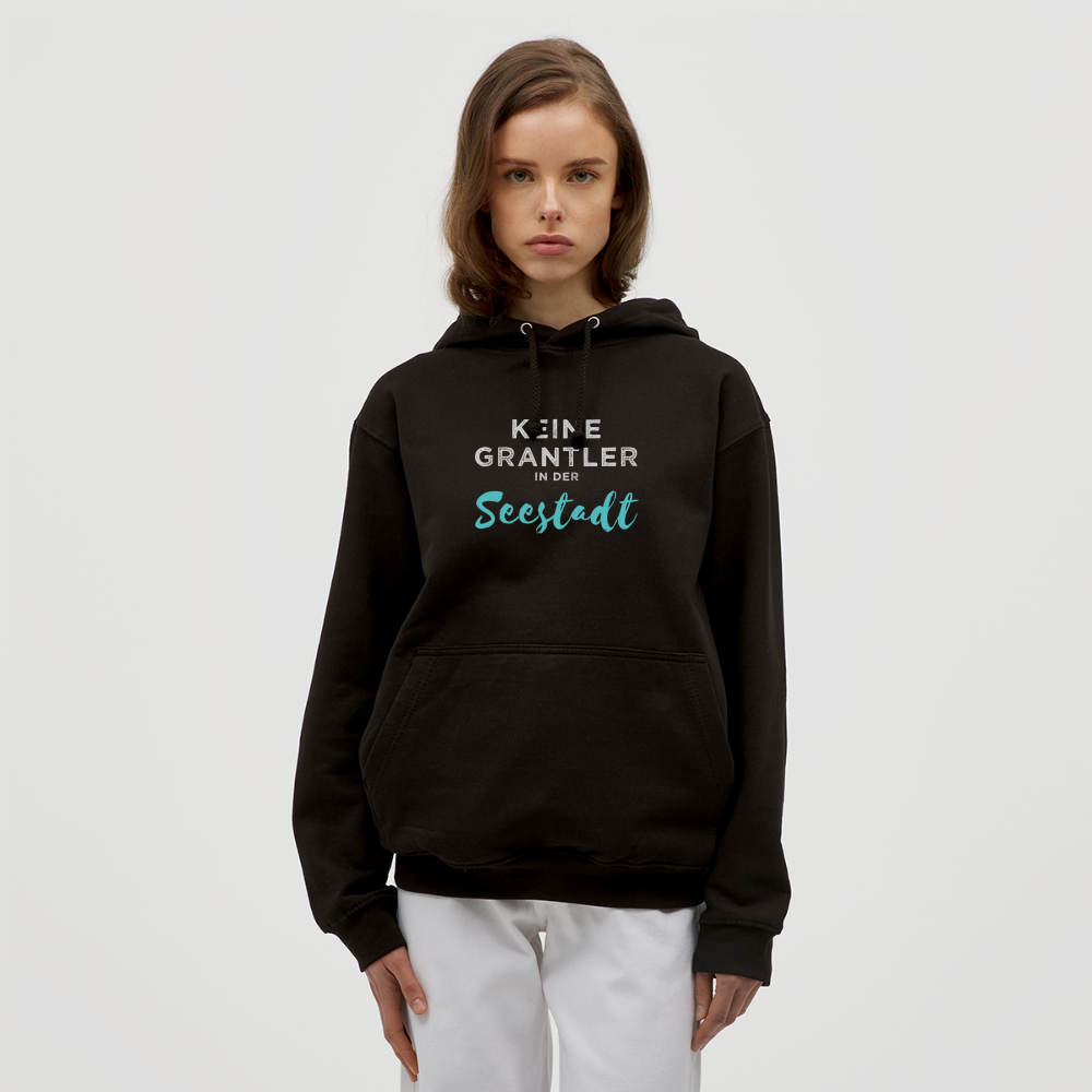 Keine Grantler in der Wiener Seestadt, Hoodie - Schwarz