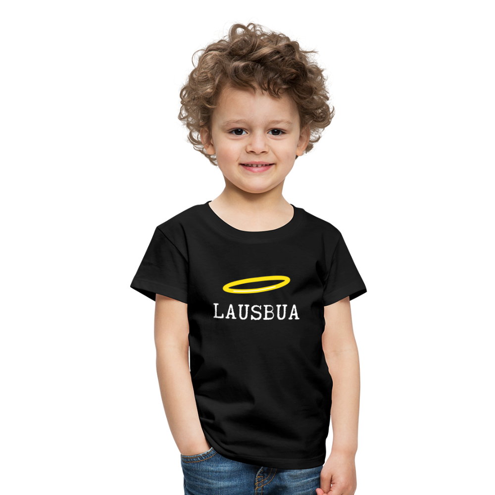 Lausbua, bayerischer bzw österreichischer Lausbub, Kinder Premium T-Shirt - Schwarz