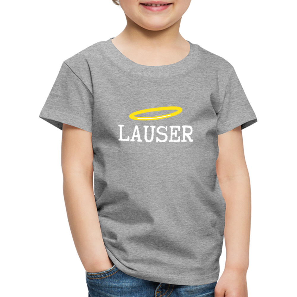 Lauser, österreichischer Lausbub - Kinder (2 - 8 Jahre) Premium T-Shirt - Grau meliert