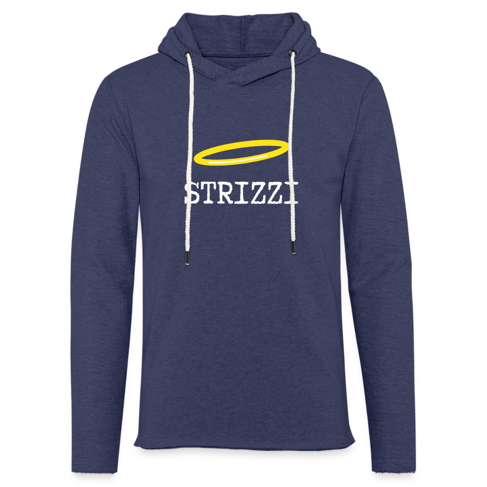 Strizzi, Leichtes Unisex Kapuzen-Sweatshirt - Navy meliert