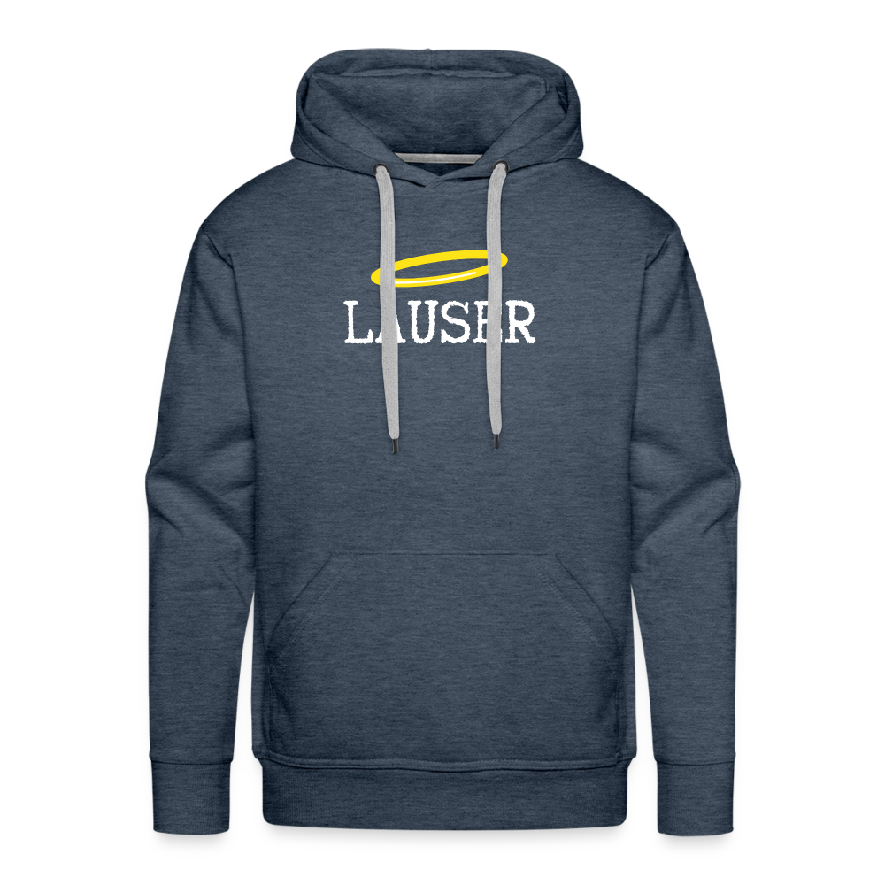 Lauser, österreichischer Lausbub - Männer Premium Hoodie/ Kapuzenpullover - Jeansblau