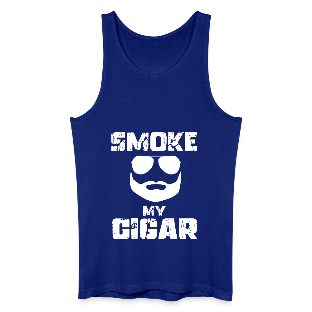 Smoke My Cigar - Zigarren Mann, Hot Daddy, Cigar Man, Männer Bio Tank Top - Königsblau