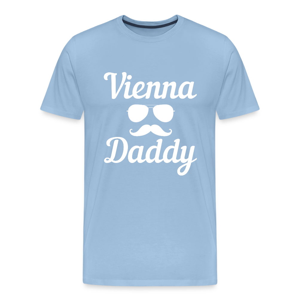 Hot Vienna Daddy - Men/ Männer Premium T-Shirt - Sky