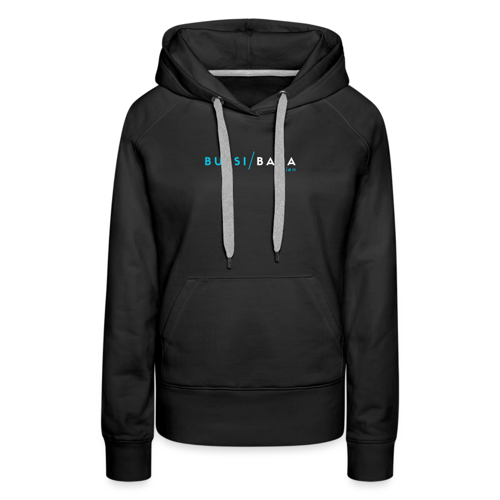 Bussi / Baba Wien, Frauen Premium Hoodie - Schwarz