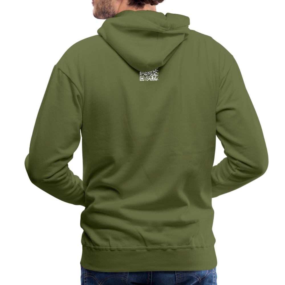 Breaking News: IS MA WURSCHT! Männer Premium Hoodie - Olivgrün
