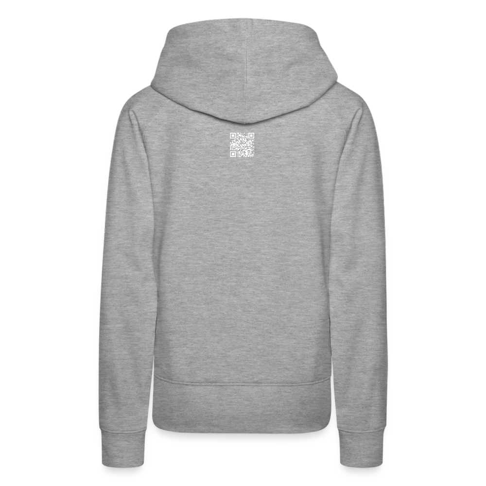 Breaking News: IS MA WURSCHT! Frauen Premium Hoodie - Grau meliert