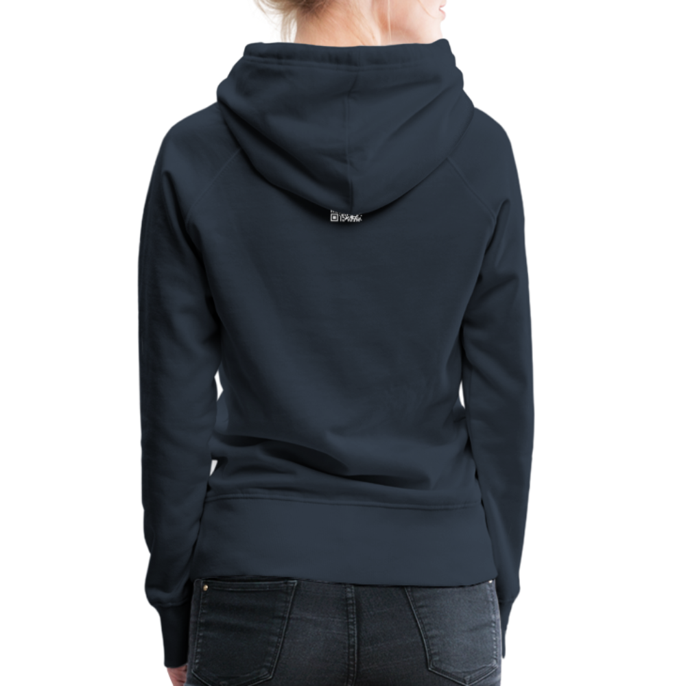 Breaking News: IS MA WURSCHT! Frauen Premium Hoodie - Navy