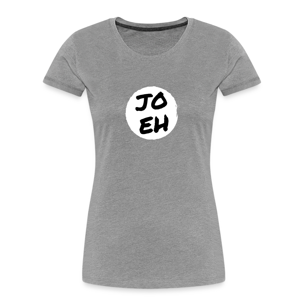 Jo eh - Ja, werde ich sicher eh nicht machen ;-) Frauen Premium Bio T-Shirt - Grau meliert