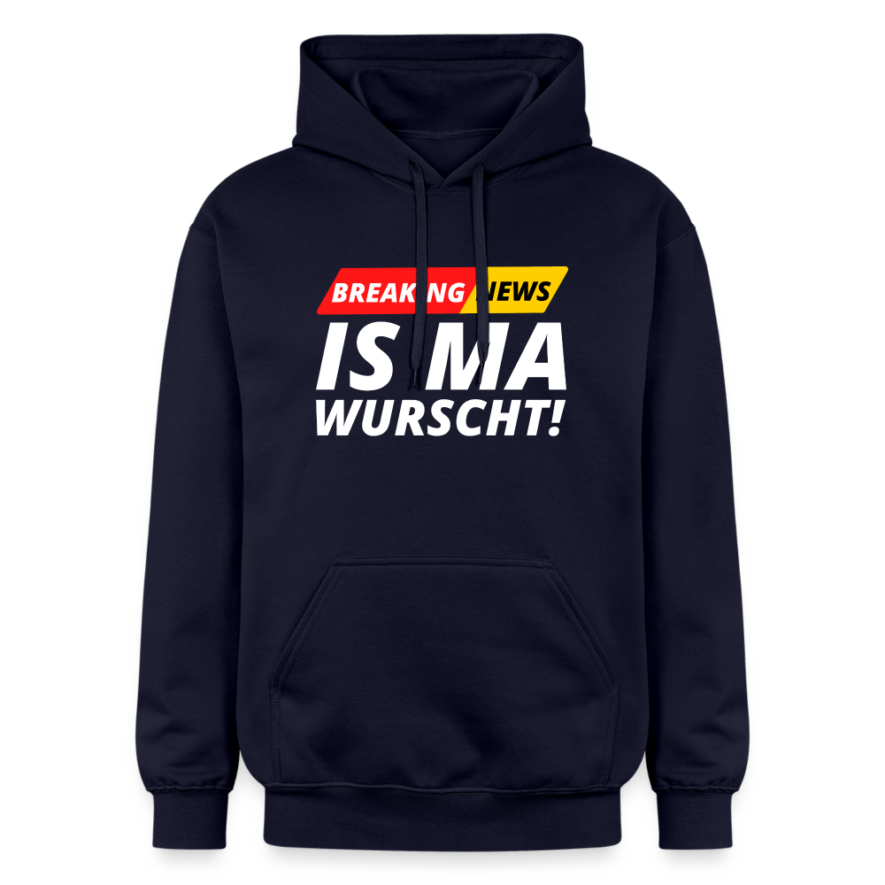 Breaking News: IS MA WURSCHT! Unisex Hoodie - Navy