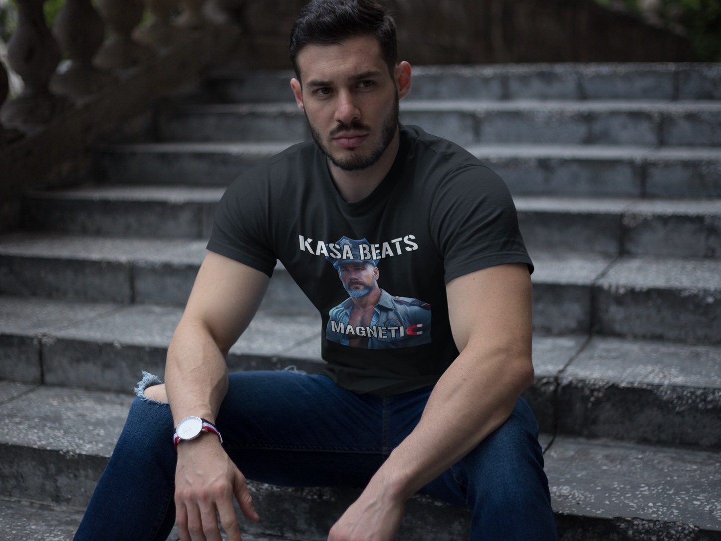 KASA BEATS - MAGNETIC, Men/ Männer Premium T-Shirt