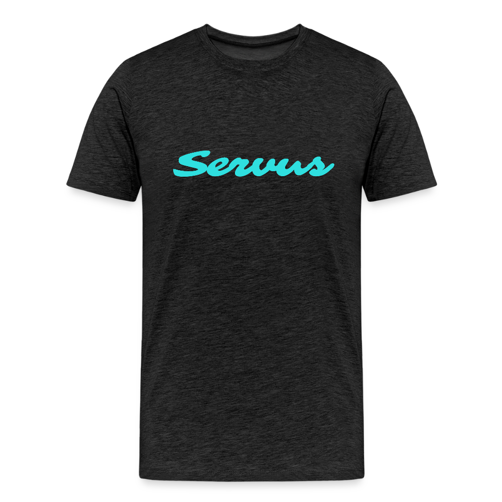 Servus (dt. Hallo), Männer Premium T-Shirt - Anthrazit