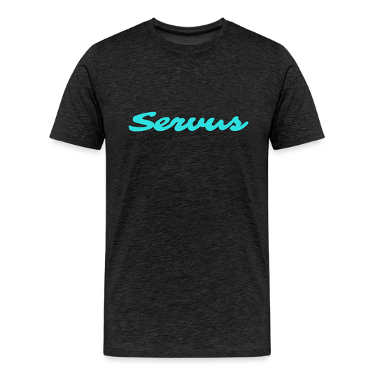 Servus (dt. Hallo), Männer Premium T-Shirt - Anthrazit