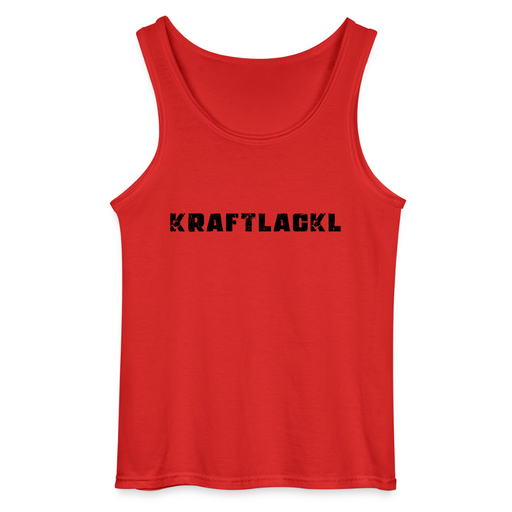 Kraftlackl, Männer Tank Top - Rot