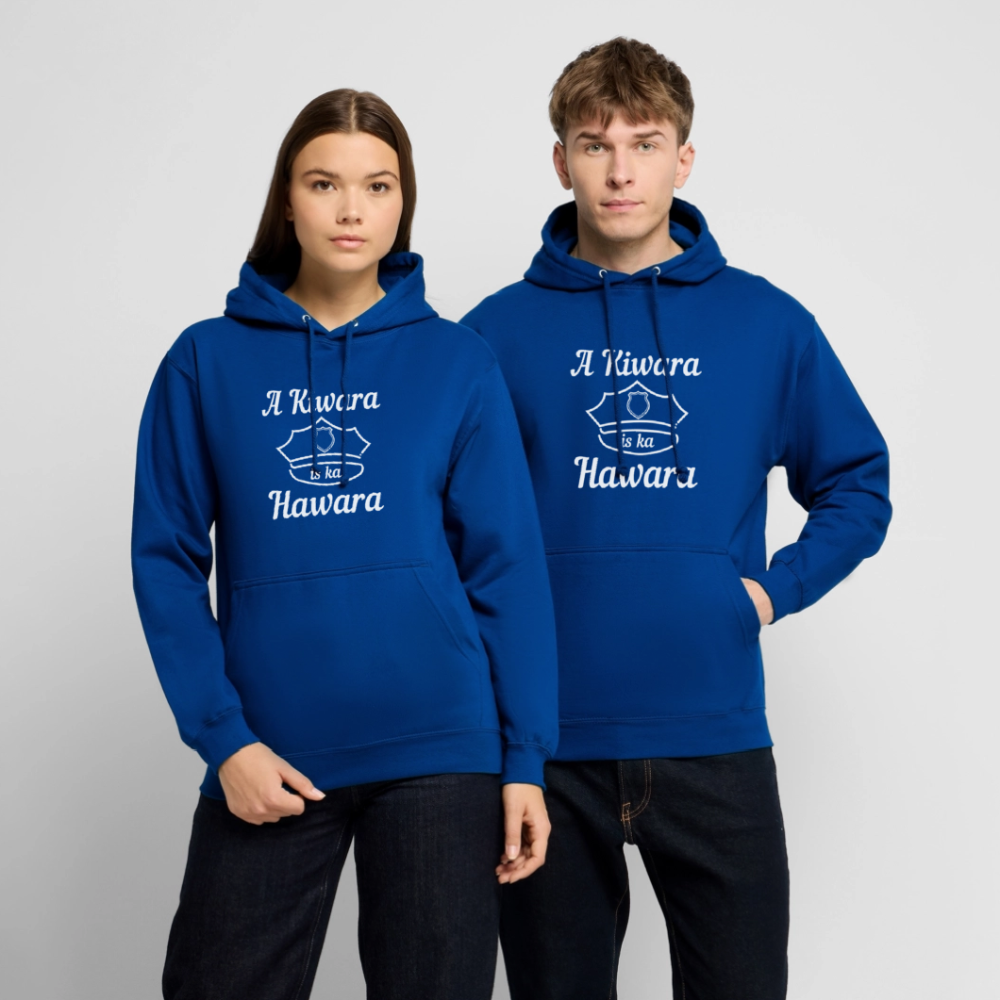 A Kiwara is ka Hawara, Hoodie - Royalblau