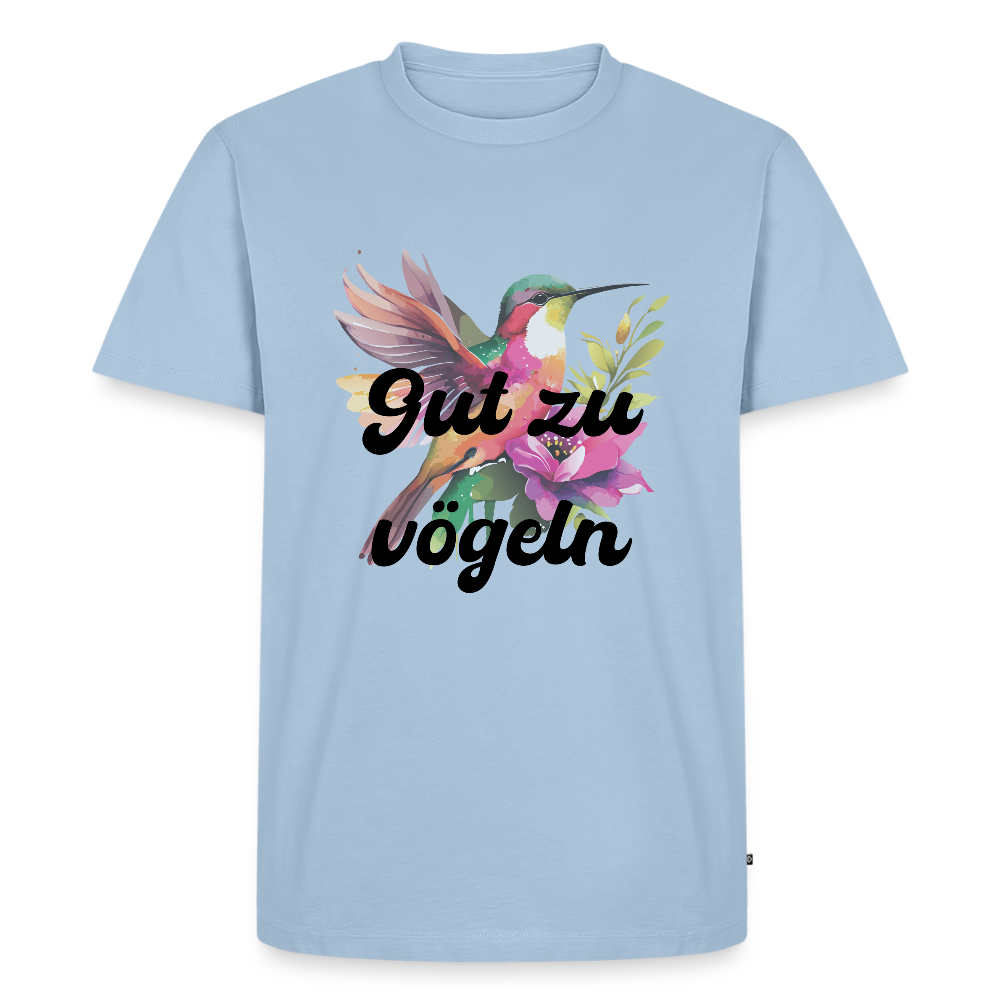 Gut zu vögeln Kolibri, Männer Premium T-Shirt - Hellblau