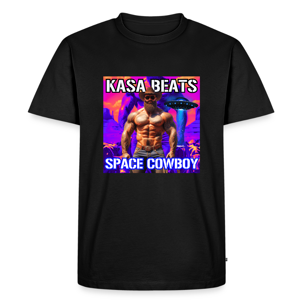 KASA BEATS - SPACE COWBOY, Men/ Männer Premium T-Shirt - Schwarz