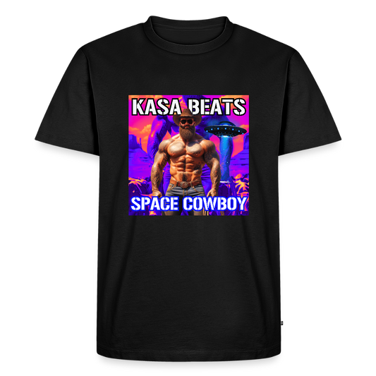 KASA BEATS - SPACE COWBOY, Men/ Männer Premium T-Shirt - Schwarz