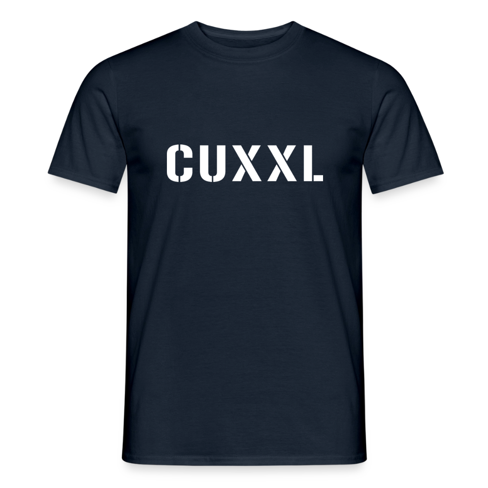 CUXXL, Männer T-Shirt - Navy