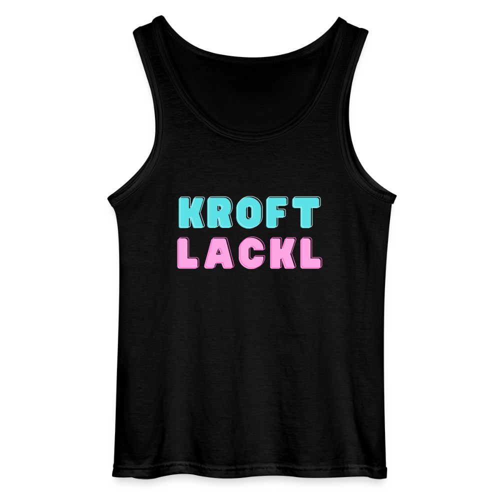 Kroftlackl, Männer Tank Top - Schwarz