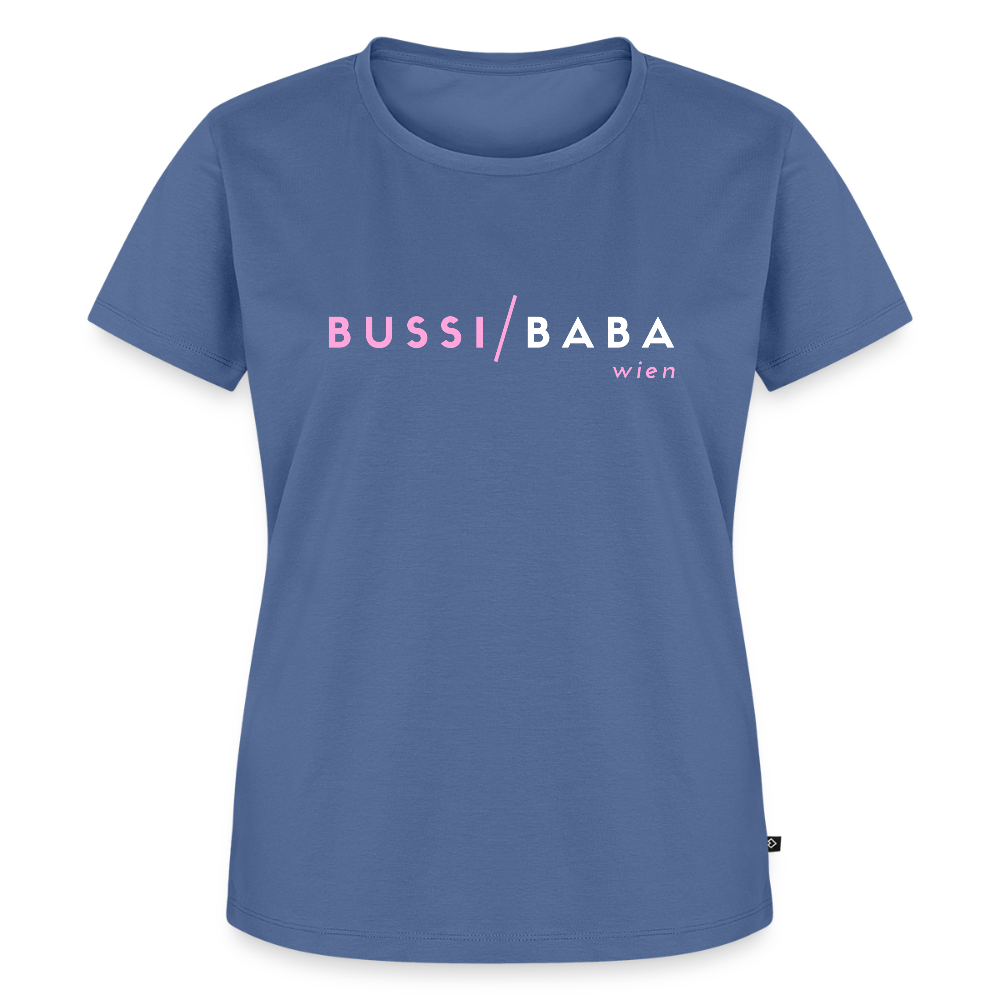 Bussi / Baba Wien rosa, Frauen Premium T-Shirt - Taubenblau