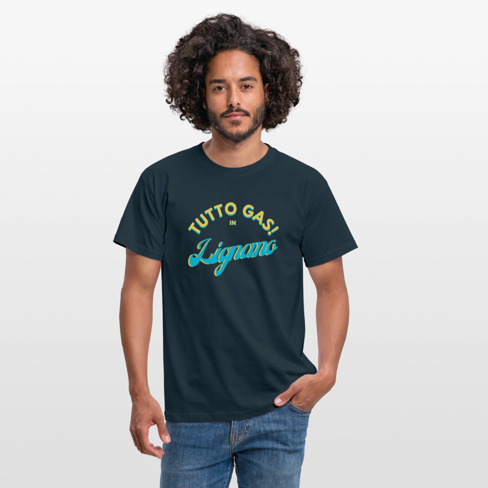 TUTTO GAS! in Lignano,  Männer T-Shirt - Navy
