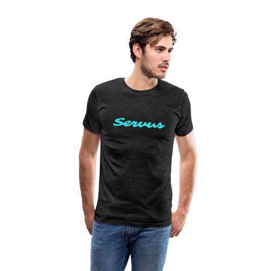 Servus (dt. Hallo), Männer Premium T-Shirt - Anthrazit