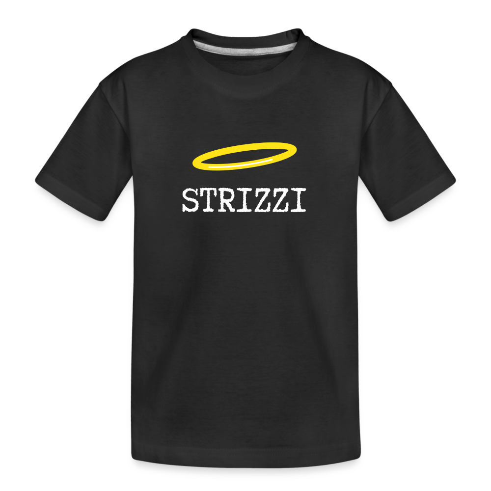 STRIZZI, Teenager (10 - 12 Jahre) Premium Bio T-Shirt - Schwarz
