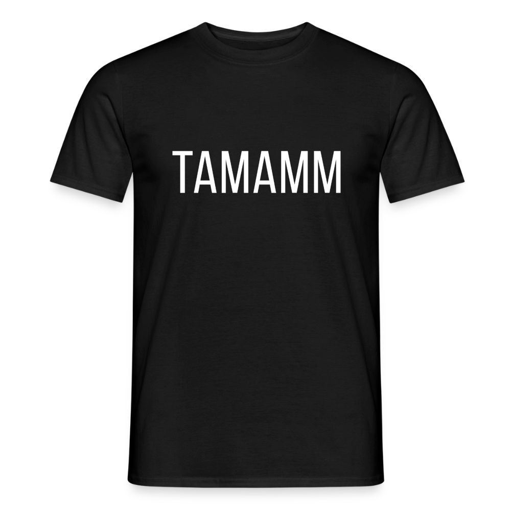 TAMAMM, Männer T-Shirt - Schwarz