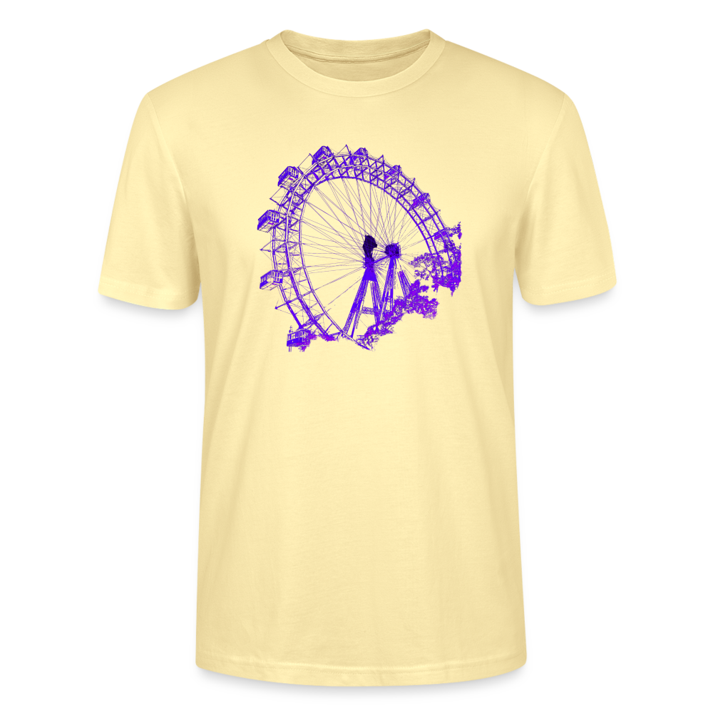 Wiener Riesenrad im Prater - Wahrzeichen von Wien in lila, Stanley/Stella Unisex Organic T-Shirt - Creme