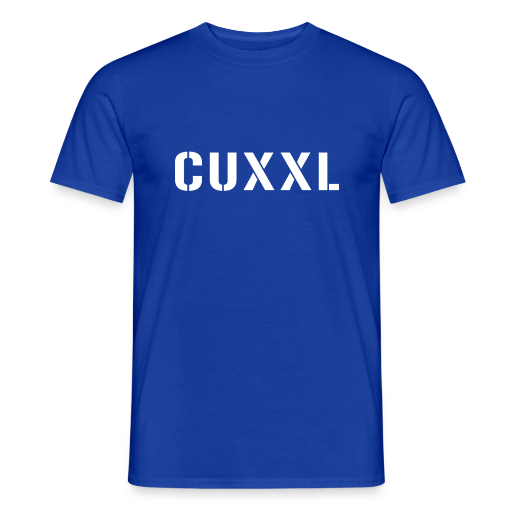 CUXXL, Männer T-Shirt - Dunkelblau