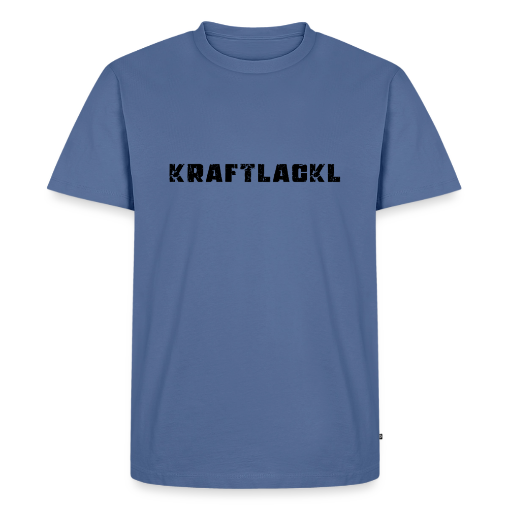 Kraftlackl, Männer Premium T-Shirt - Taubenblau