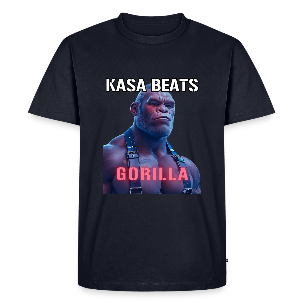 KASA BEATS - GORILLA, Men Premium T-Shirt - Navy