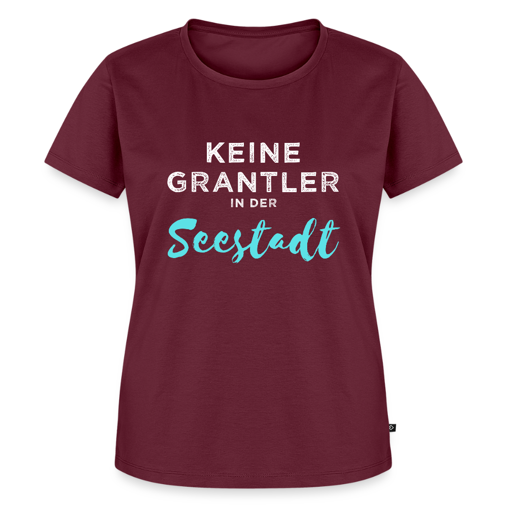 Keine Grantler in der Wiener Seestadt, Frauen Premium T-Shirt - Burgunderrot